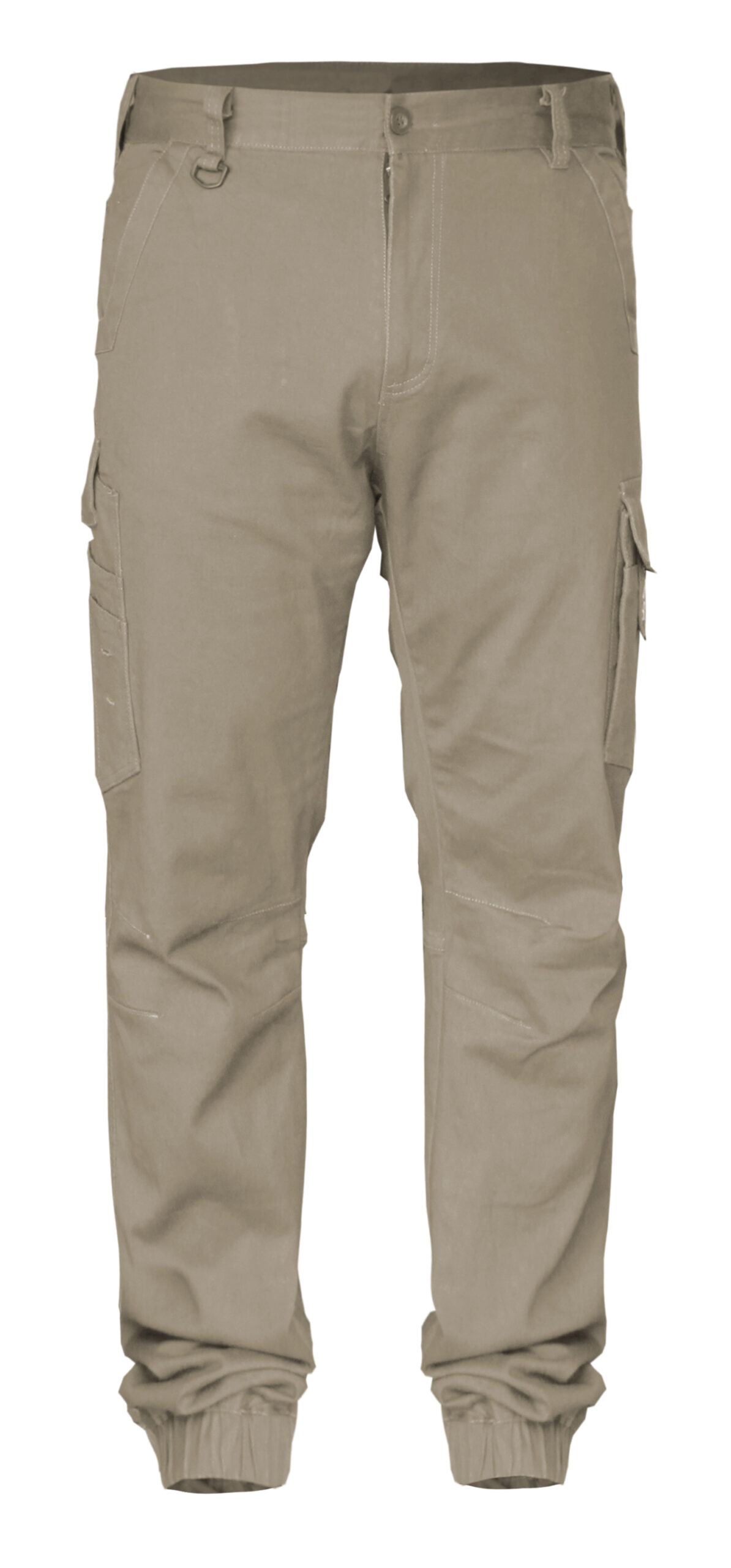 Work Cargo Pants Slim Fit Elastic Ankle Cuff - goodgearnation
