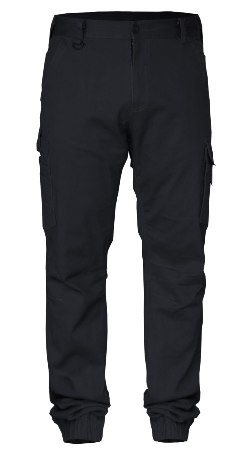 Work Cargo Pants Slim Fit Elastic Ankle Cuff - Goodgearnation