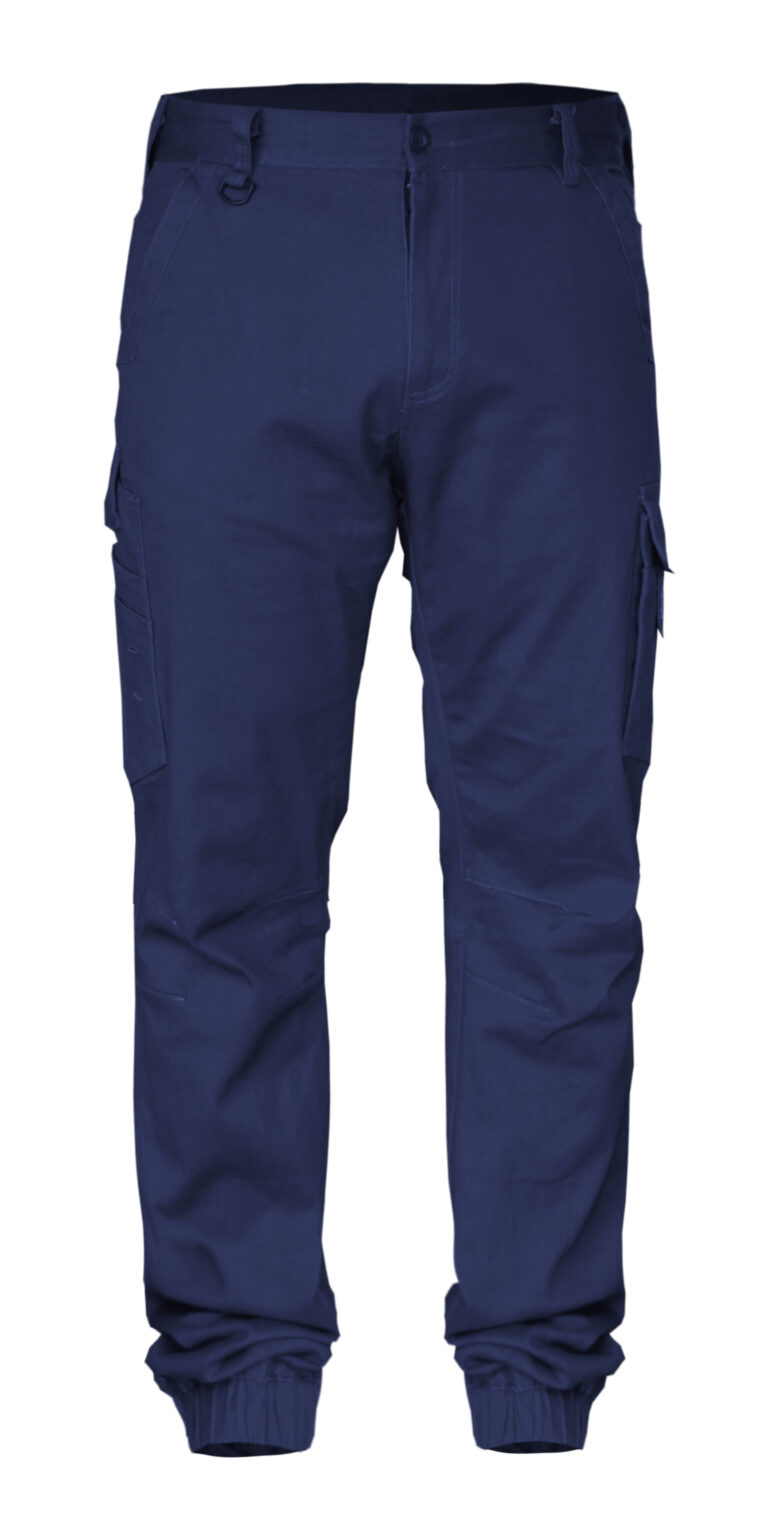 Work Cargo Pants Slim Fit Elastic Ankle Cuff - goodgearnation